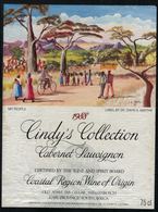 Etiquette De Vin // Afrique Du Sud // Cabernet Sauvignon 1988 - Sudáfrica