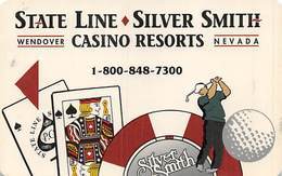 State Line & Silver Smith Casinos Wendover NV - Hotel Room Key Card (check Backs For Differences) - Hotel Keycards