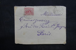 GUYANE - Enveloppe ( Devant) De Cayenne Pour Paris En 1910 - L 35945 - Covers & Documents