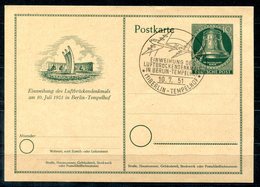 4813 - BERLIN - Ganzsache P24 Mit Sonderstempel Luftbrückendenkmal - Postkaarten - Gebruikt