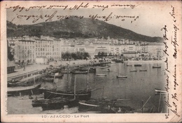 ! Alte Ansichtskarte 1903 Ajaccio, Le Port, Hafen, Harbour, Fischerboote, Ships, Korsika, Corse - Ajaccio