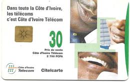 @+  Cote D'Ivoire - Citelcarte - People On Telephones (Gem1B) - Ivory Coast