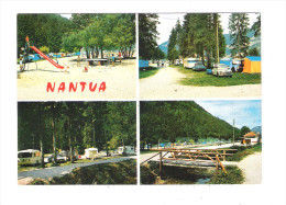 01 - NANTUA - Camping LE SIGNAL Table Ping-pong Tennis De Table Toboggan Caravane Voiture DS 1972 - Tafeltennis