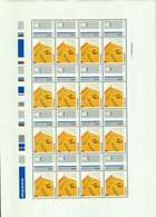 Luxembourg Feuille De 16 Timbres "A" Europe Timbre De Salutation 2009 - Ganze Bögen