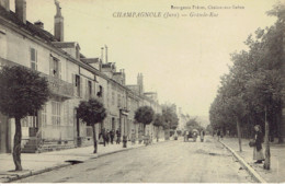 39 Champagnole Grande Rue Animation Attelage - Champagnole