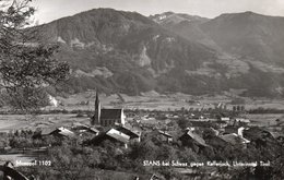 STANS BEI SCHWAZ GEGEN KELLERJOCH UNTERINNTAL TIROL-REAL PHOTO- VIAGGIATA 1958 - Schwaz