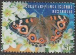 COCOS (KEELING) ISLANDS - USED 1999 45c Flora And Fauna - Butterfly And Flowers - Kokosinseln (Keeling Islands)