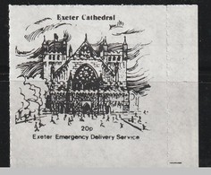 Exeter Emergency Delivery Service - 1971 - 1 Timbre** - Local Issues