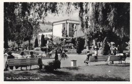 BAD SCHALLERBACH-KURPARK-REAL PHOTO-  VIAGGIATA 1956 - Bad Schallerbach