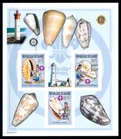 Guinea 2002, Shells, Lighthouse, Scout, Lions, Rotary, BF IMPERFORATED - Rotary, Lions Club