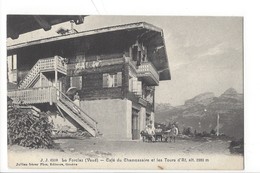 23154 - La Forclaz Vaud Café Du Chamossaire 1924 - Ormont-Dessous