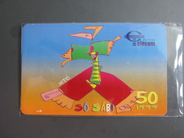 Chip Phonecard, Painting By Child,with Tiny Scratch - Kaapverdische Eilanden