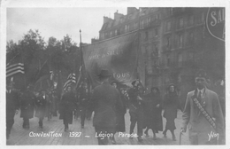 ¤¤  -  PARIS  -  Carte-Photo  -  Convention 1927   -  Légion Parade   -  Armée Du Salut  -  Américains    -  ¤¤ - Arrondissement: 15