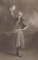 Spectacles - Danse - Jeune Fille Costume Déguisement - Fêtes - Gitane Tambourin - Carte-Photo - Danza