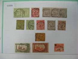 Tunisie Oblitéré, Lot De Timbres, Oblitération  choisies De Djerba    Voir Scan - Used Stamps