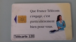 F 612 970 FRANCE TELECOM S'ENGAGE - 120 Unités 