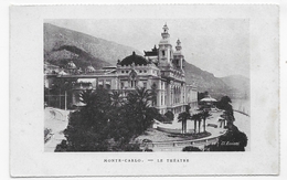 MONTE CARLO - LE THEATRE - CPA NON VOYAGEE - Opéra & Théâtre