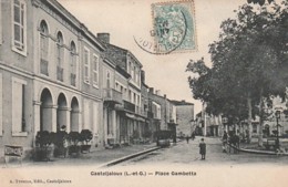 ***  47 ***  CASTELJALOUX  Place Gambetta  TTBE - Castelmoron