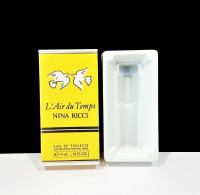 BOITE TIROIR  VIDE MINIATURE L'AIR Du TEMPS  4 ML EDT SPRAY De NINA RICCI - Miniatures Femmes (avec Boite)