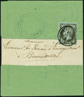 Lettre N° 11, 1c Olive Seul S/L Sommation De Payer Perception De Marolles Càd 13 Nov 64 Pour Bonnetable(Sarthe), Superbe - Sonstige & Ohne Zuordnung