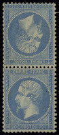 Neuf Avec Charnière N° 22b, 20c + 20c Bleu, Paire Tête Bêche, Excellent Centrage, T.B. Signé Calves, Marquelet ... - Otros & Sin Clasificación