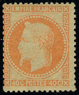 Neuf Avec Charnière N° 31b, 40c Orange Vif T.B. Signé Brun - Autres & Non Classés