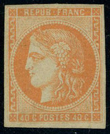 Neuf Avec Charnière N° 48, 40c Orange T.B. Signé Calves - Sonstige & Ohne Zuordnung