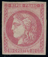 Neuf Avec Charnière N° 49, 80c Rose, Cl, T.B. Signé Calves - Sonstige & Ohne Zuordnung