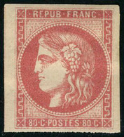 Neuf Avec Charnière N° 49, 80c Rose Forte Charnière, Sinon TB - Other & Unclassified