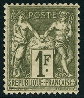 Neuf Avec Charnière N° 72, 1f Bronze, Type I, Cl, Excellent Centrage, T.B. Signé JF Brun - Other & Unclassified