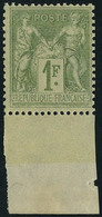 Neuf Sans Charnière N° 82, 1f Olive Clair (II), Bdf, TB - Andere & Zonder Classificatie