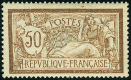 Neuf Sans Charnière N° 120d, 50c Merson, Papier GC, T.B. - Autres & Non Classés