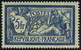 Neuf Sans Charnière N° 123, 5f Bleu Foncé Et Chamois, Excellent Centrage, T.B. - Otros & Sin Clasificación