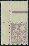 Neuf Sans Charnière N° 128, 30c Violet Excellent Centrage, Cdf, Superbe - Autres & Non Classés