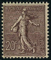 Neuf Sans Charnière N° 131a, 20c Brun Lilas Foncé, T.B. - Otros & Sin Clasificación