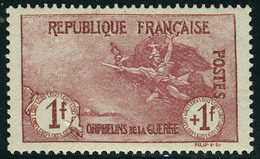 Neuf Avec Charnière N° 154, 1f + 1f Orphelins, Cl, T.B. - Otros & Sin Clasificación