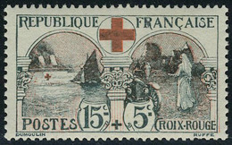 Neuf Sans Charnière N° 156, 15c + 5c, Croix Rouge, Très Bien Centré TB - Other & Unclassified