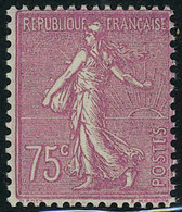 Neuf Sans Charnière N° 202a, 75c Semeuse Violet Type II T.B. Signé - Other & Unclassified