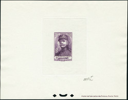 N° 455. 1f50 Maréchal Foch, épreuve D'atelier En Violet + épreuve De Luxe Signée. T.B. - Other & Unclassified