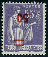 Neuf Sans Charnière N° 478a, 50 S/55c Paix, Surcharge Renversée, TB, Signé Brun - Other & Unclassified