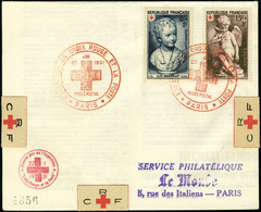 Lettre N° 876/77, La Paire Croix-Rouge 1950 Obl Croix-Rouge 22/1/51 S/document Spécial De L'Expo, TB - Other & Unclassified
