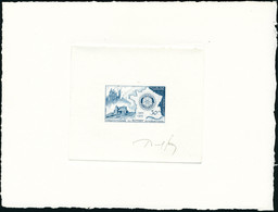 N° 1009. Cinquantenaire Du Rotary, épreuve D'artiste En Bleu, Signée, T.B. - Other & Unclassified
