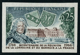 Neuf Sans Charnière N° 1483, Bicentenaire De La Réunion De La Lorraine, 1ex ND + Le Même En épreuve De Luxe, T.B. - Other & Unclassified