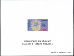 Neuf Sans Charnière N°2812. Muséum D'histoire Naturelle. Feuillet Non Dentelé Gommé. T.B. - Other & Unclassified