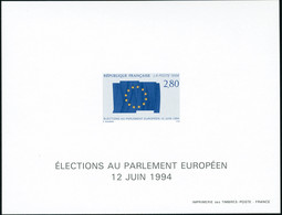 Neuf Sans Charnière N°2860. Elections Au Parlement Européen 1994. Feuillet Non Dentelé Gommé. T.B. - Other & Unclassified