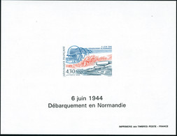 Neuf Sans Charnière N°2887/2888. Débarquement En Normandie. 2 Feuillets Non Dentelés Gommés. T.B. - Other & Unclassified