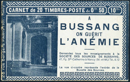 Neuf Sans Charnière N° 199-C21, 50c Rouge Semeuse Lignée, Bussang X 4 Fois, S.Nancy, TB - Other & Unclassified