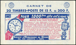 Neuf Sans Charnière N° 1011-C22, 15f Rouge Muller, Poste-Poste-Poste-Poste, S.10-56, N° Et C.D. (5.10.56) En Bas, TB - Other & Unclassified