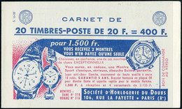 Neuf Sans Charnière N° 1011B-C15, 20f Bleu Muller, Frimatic (2ème C Supérieur Cassé)-Grammont-Frimatic-Thiaude, TB - Other & Unclassified