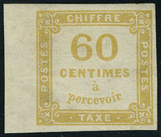 Neuf Avec Charnière N° 8, 60c Bistre Grand BDF, Superbe, Signé Brun - Other & Unclassified